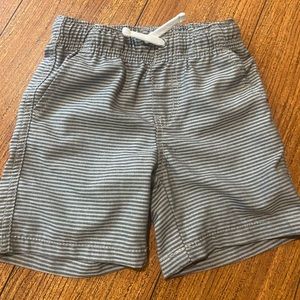 Cat & Jack Grey Striped Shorts 3T